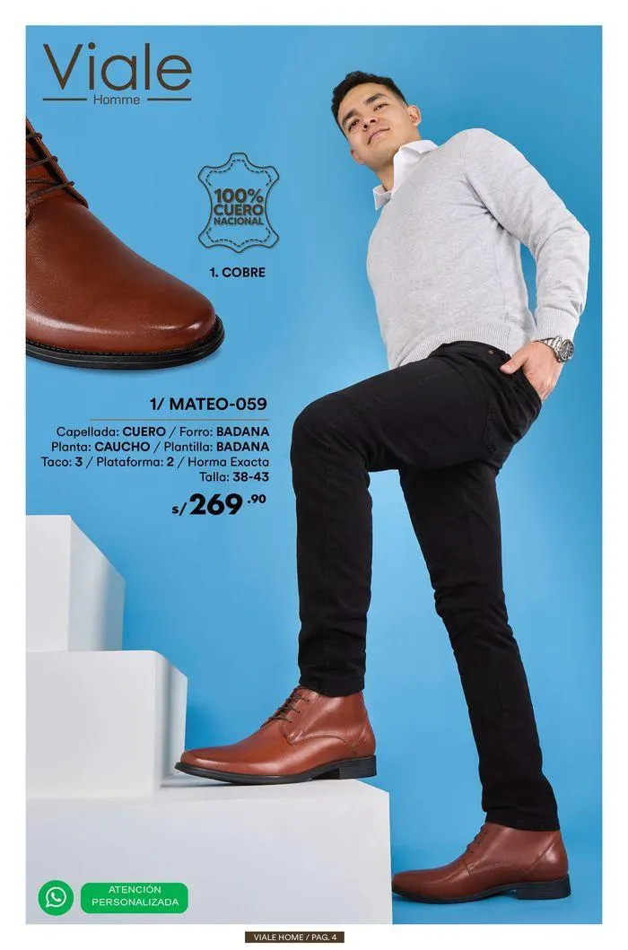 Catalogo de Calzados de Caballeros 11 de julio al 31 de julio 2024 - Pag 4