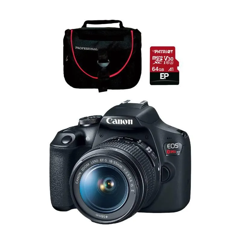 Cámara Canon T7 18-55isiiuscan+ Maletín + Memoria 64g