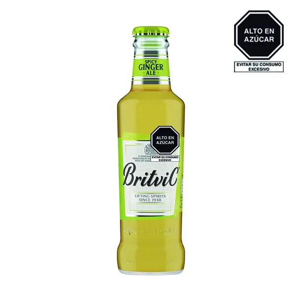 Ginger Ale Britvic Botella Vidrio x 200ml