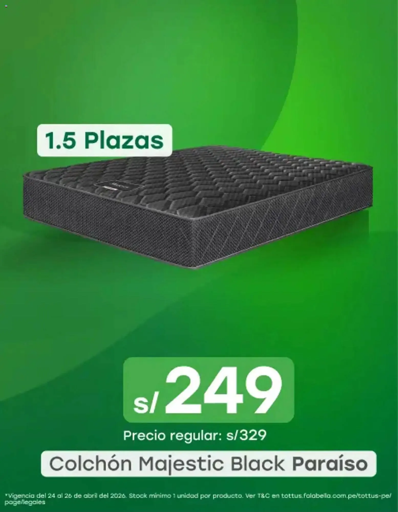 Catalogo de Catálogo Tottus 24 de abril al 27 de abril 2026 - Pag 1