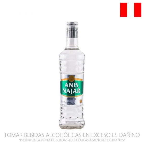 Licor Seco Anis Najar x 500ml