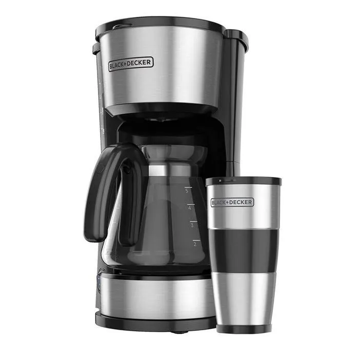 Cafetera 4 en 1 BLACK+DECKER 1.4L 5 Tazas CM0755S