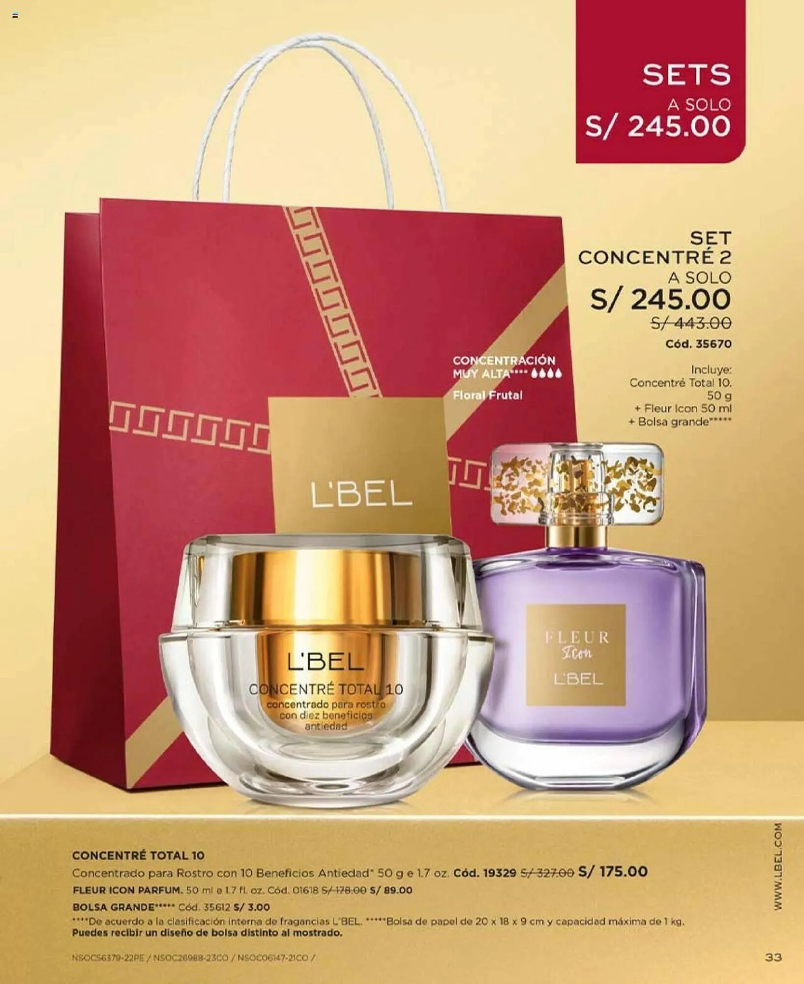 Catalogo de Catálogo L'Bel 17 de noviembre al 3 de diciembre 2024 - Pag 33