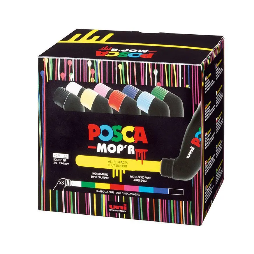 Estuche De Marcadores Mop'R Pcm-22 8Un Posca