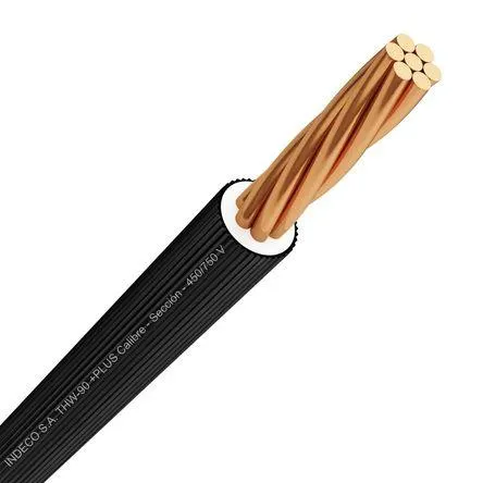 Cable THW-90 +plus 450/750 V 12 AWG Negro 100m Indeco