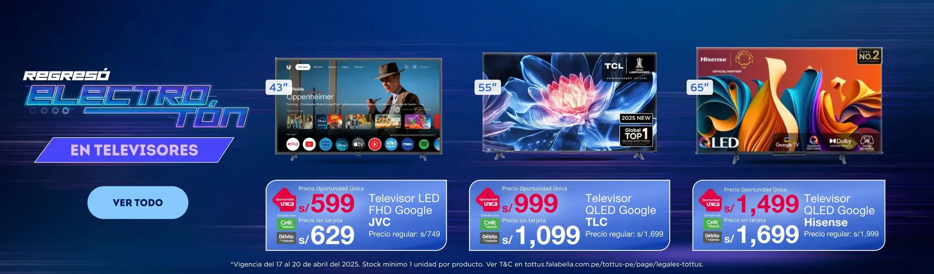 Catalogo de Catálogo Tottus 19 de abril al 19 de abril 2025 - Pag 1