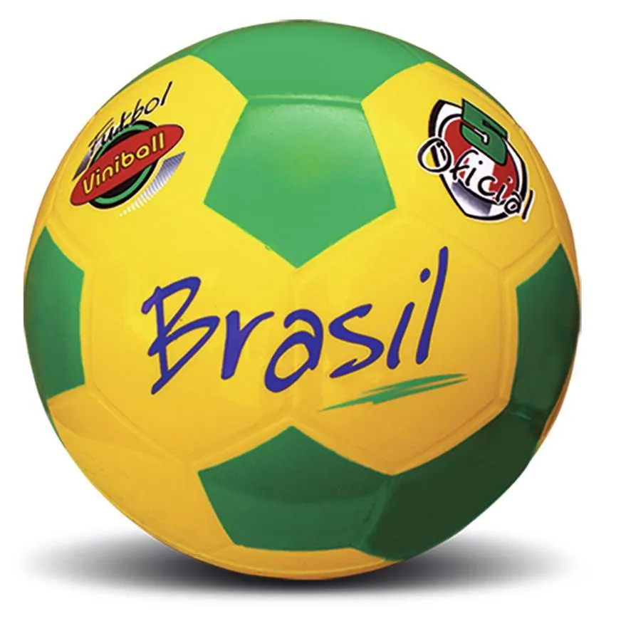 Pelota Viniball De Fútbol Deportiva Neopais Brasil 5