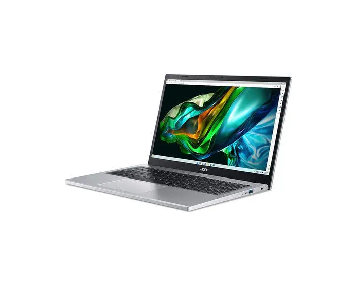 Laptop Acer de 15.6", modelo A315-24P-R2M5, procesador AMD Ryzen 5 7520U, 8GB RAM, 512GB de disco sólido, cámara web 720px HD, entrada USB, HDMI, Windows 11, Wifi, Bluetooth 5.0, para oficina o estudiante universitario.