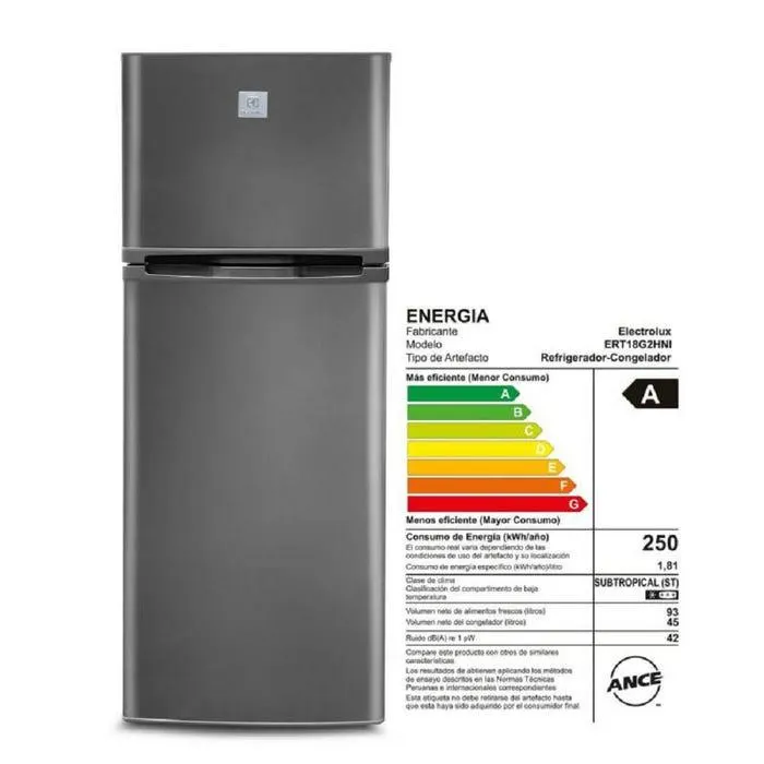 Refrigeradora Electrolux Frost Top Mount 138L ERT18G2HNI