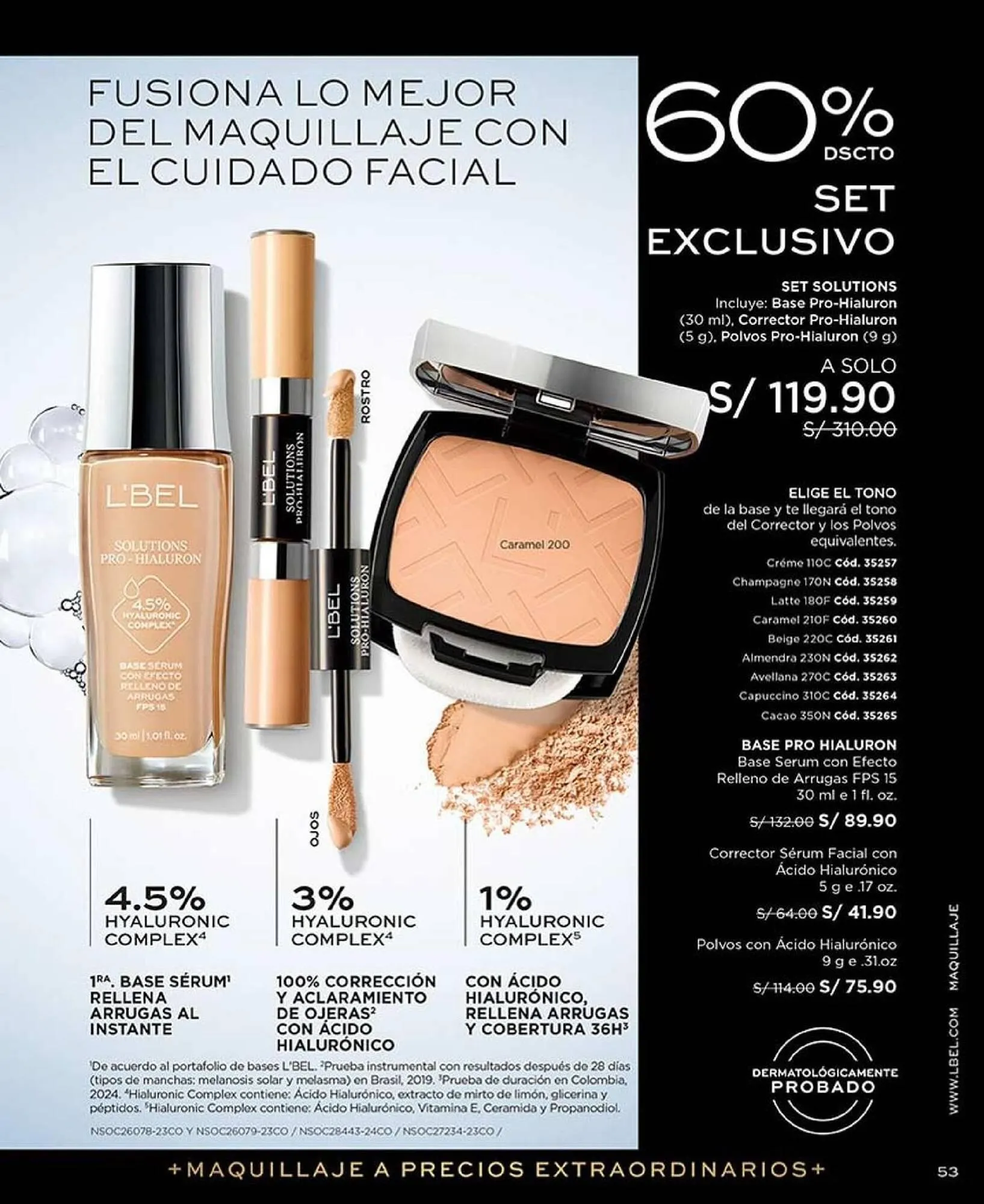 Catalogo de Catálogo L'Bel 17 de setiembre al 31 de octubre 2025 - Pag 53