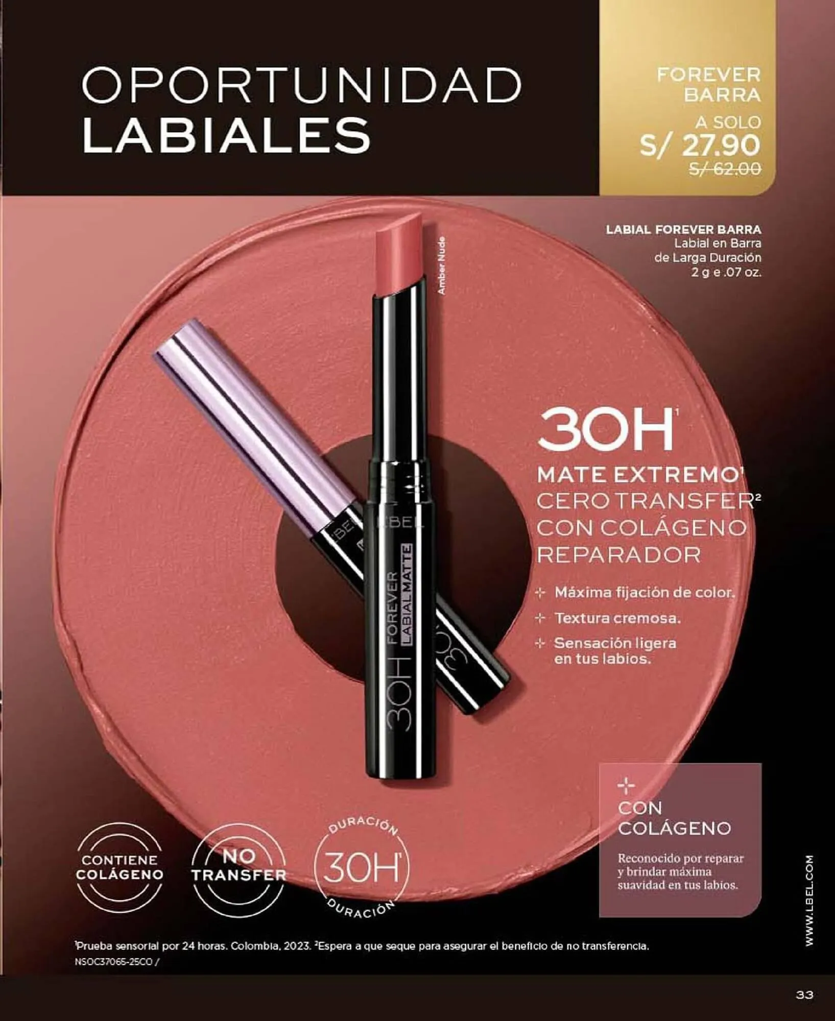 Catalogo de Catálogo L'Bel 8 de julio al 31 de diciembre 2025 - Pag 33