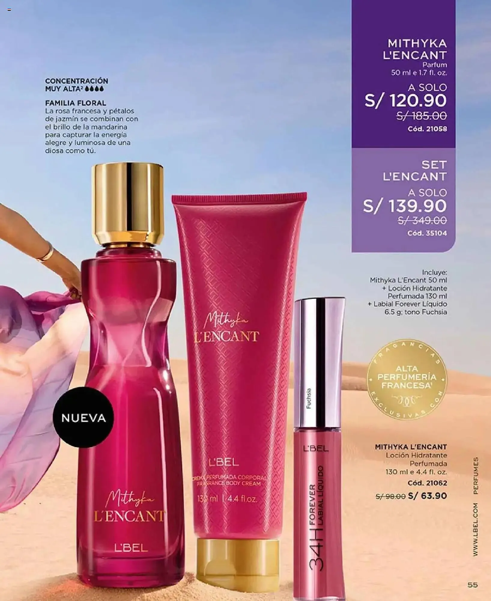 Catalogo de Catálogo L'Bel 22 de abril al 31 de mayo 2025 - Pag 55