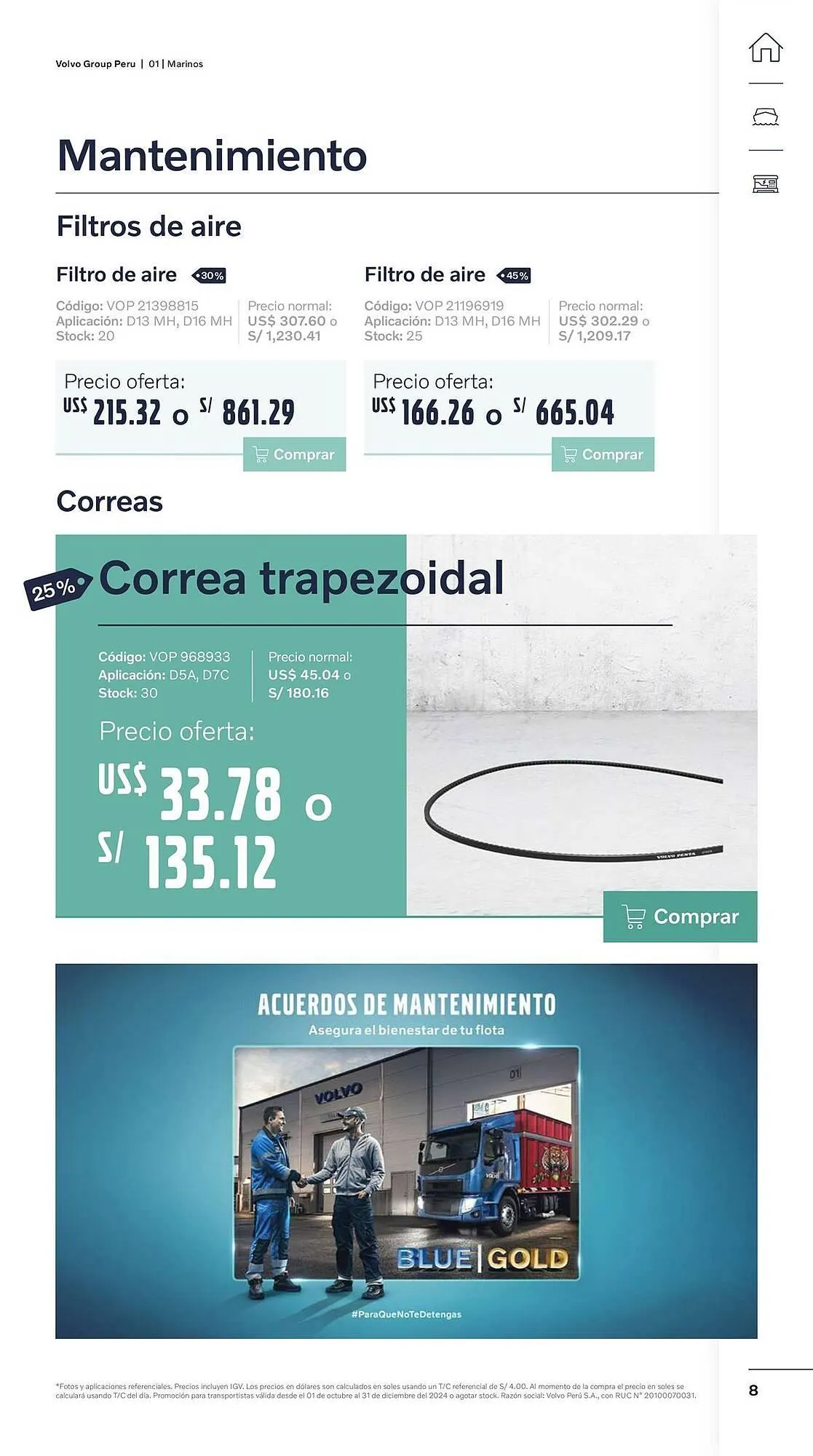 Catalogo de Catálogo Volvo 29 de octubre al 31 de diciembre 2024 - Pag 8