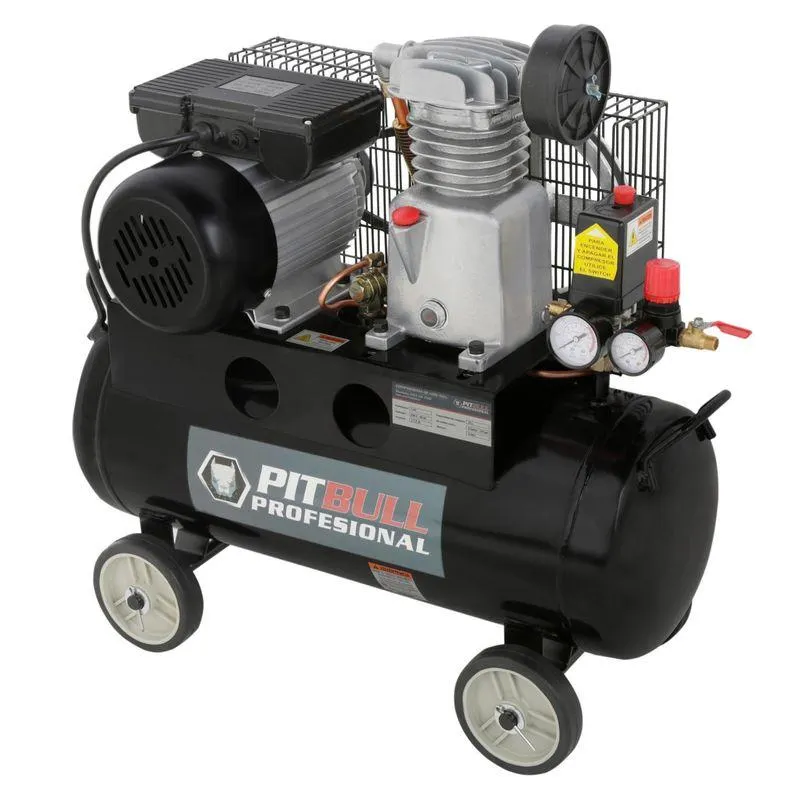 Compresor De Aire Pitbull Profesional 1HP 30 Lt