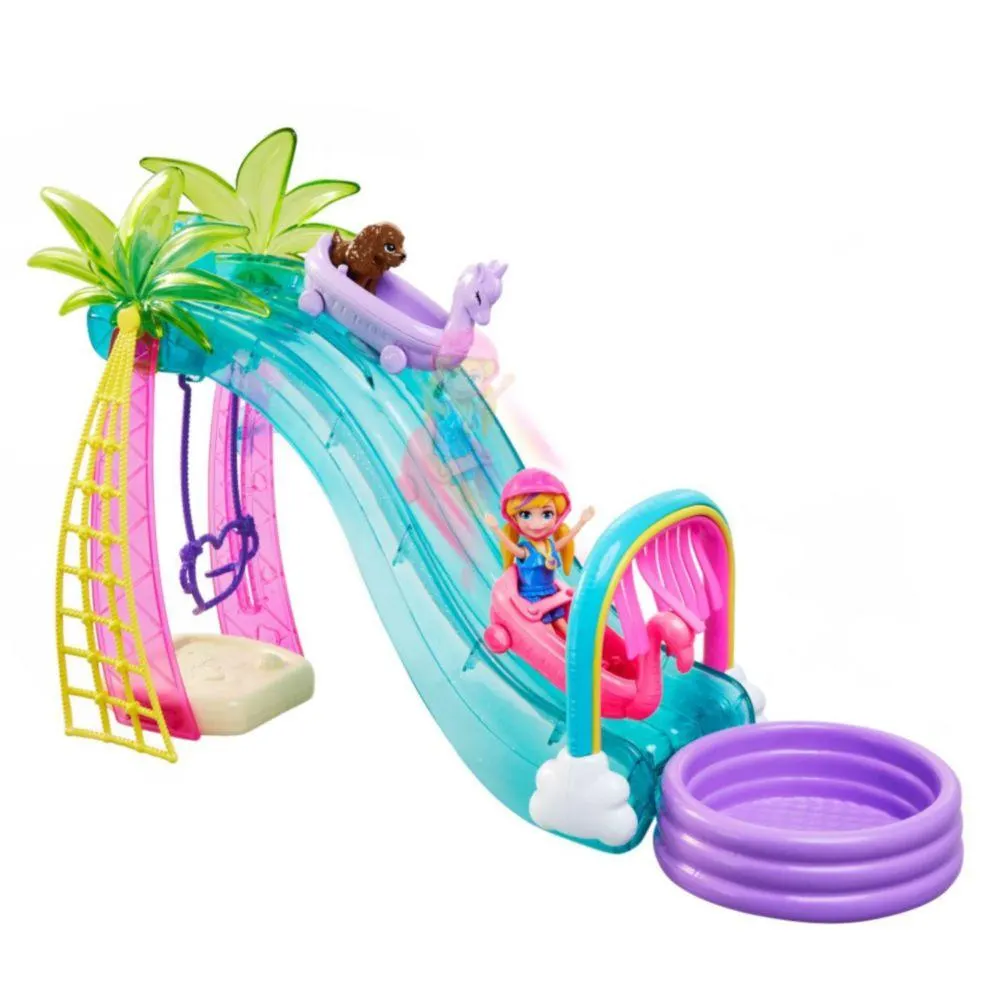 Muñeca Polly Pocket Parque Acuático De Deportes Hdw63