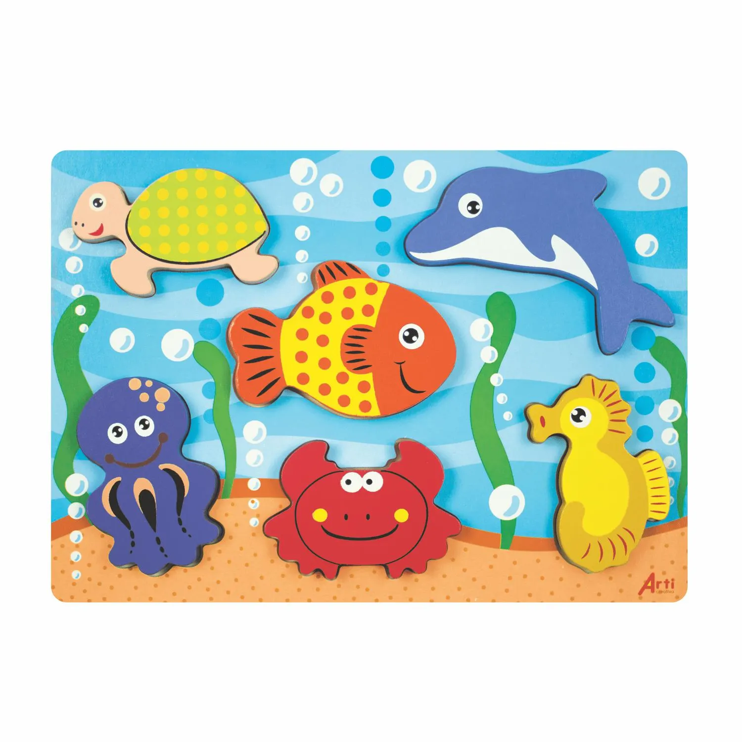 Juego Didactico Arti Creat(Tacjuedi103)Oceano X 6 Pz