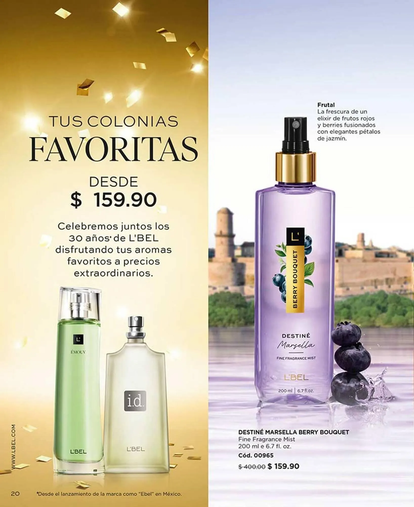 Catalogo de Catálogo L'Bel 23 de julio al 9 de agosto 2025 - Pag 20