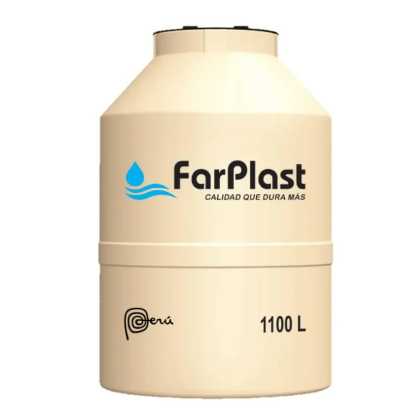 TANQUE PARA AGUA DE 1,100 LTS ARENA CON ACCESORIOS FARPLAST