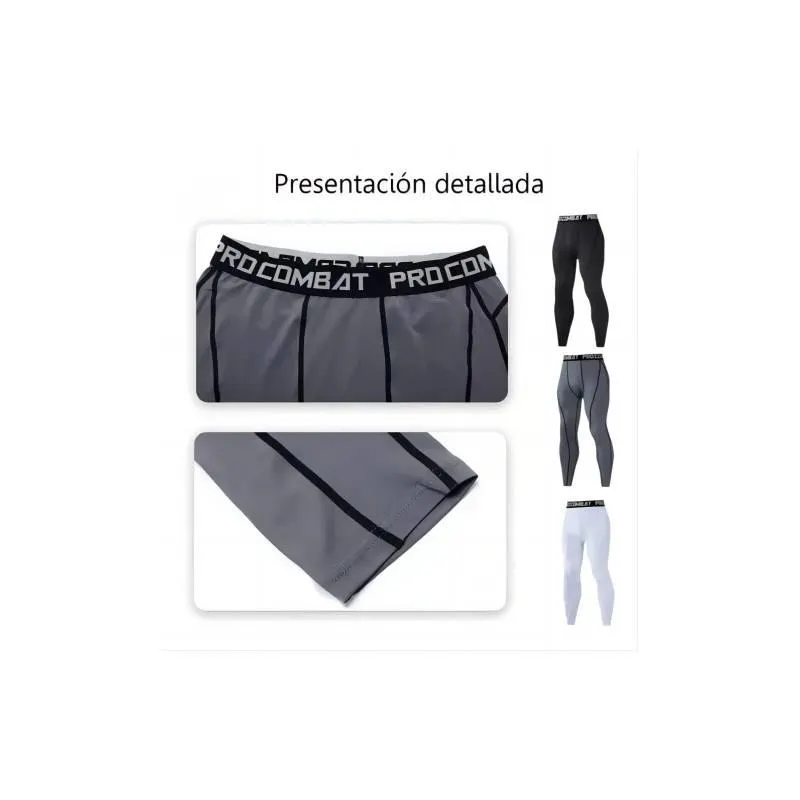 Calza Fitness Hombre De Compresión Y Evita Lesiones