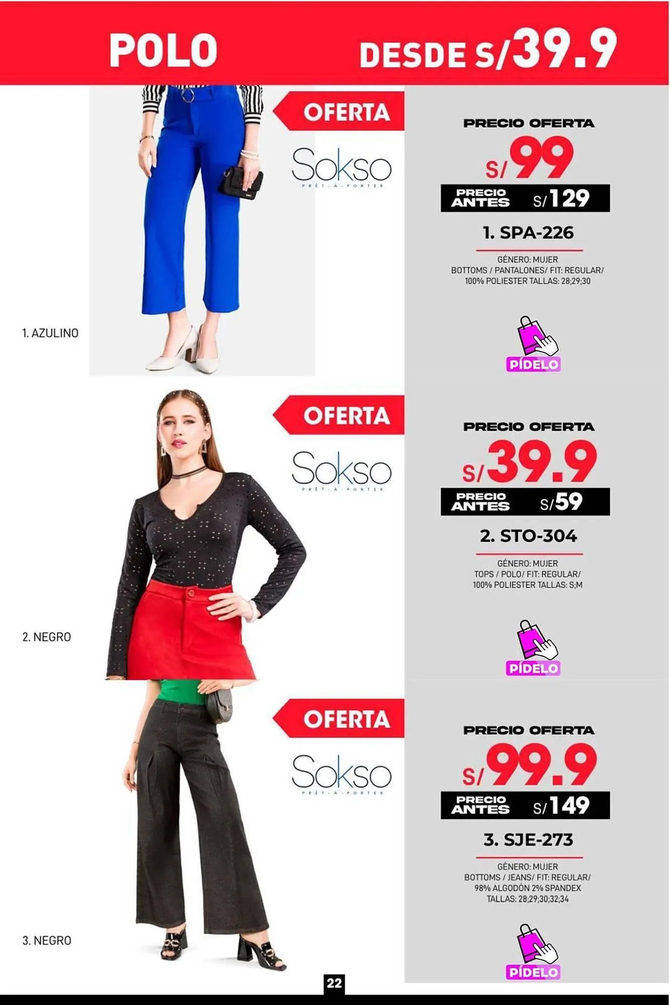 Catalogo de Catálogo Sokso 27 de marzo al 13 de abril 2025 - Pag 22