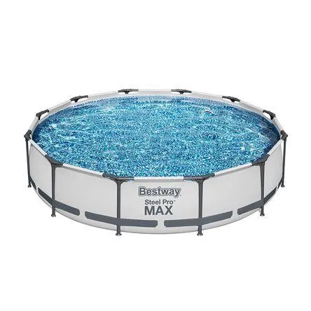 Piscina Estructural Circular Bestway Steel Pro Max 6473L 366x366x76cm Gris
