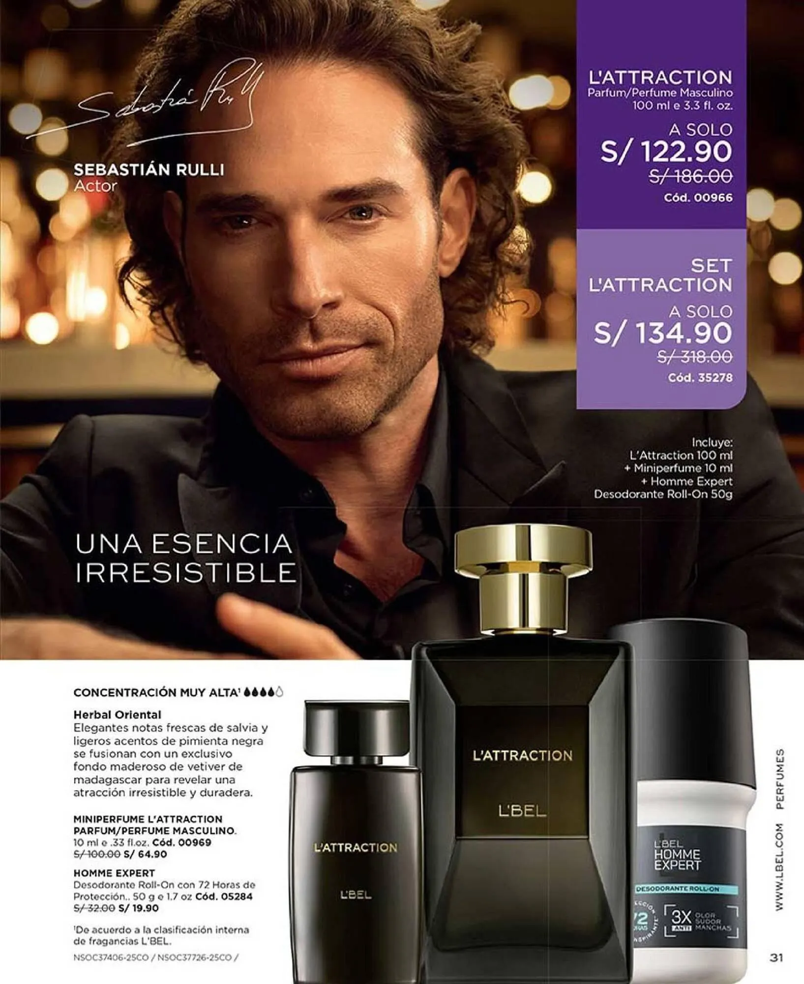 Catalogo de Catálogo L'Bel 17 de setiembre al 31 de octubre 2025 - Pag 31