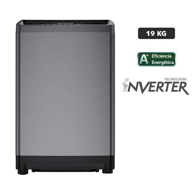 Lavadora OSTER Carga Superior 19Kg OS-PWSMD19WBSI Black Inox