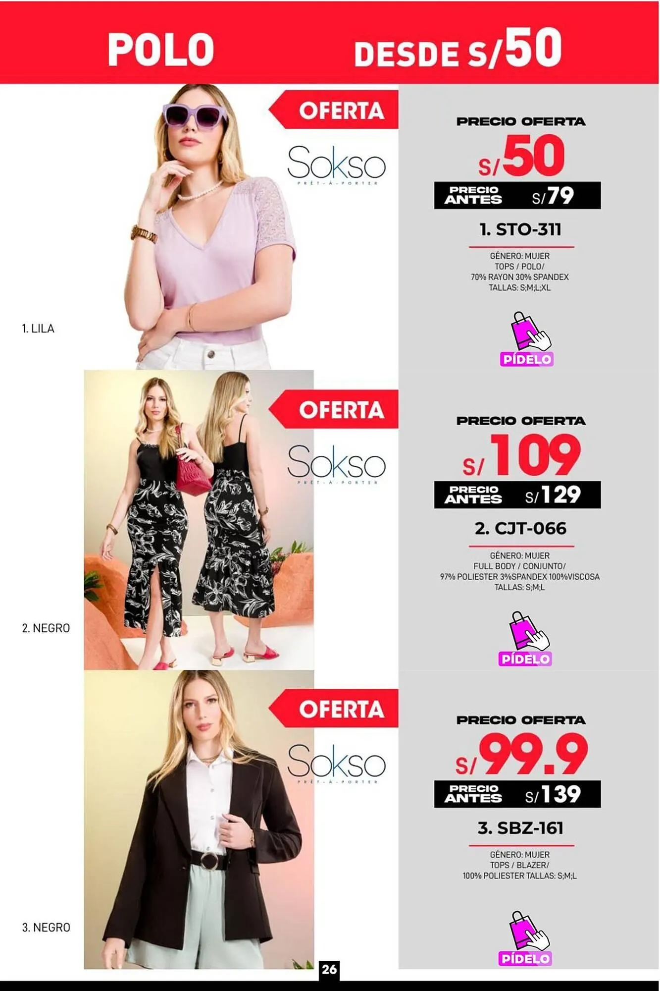 Catalogo de Catálogo Sokso 27 de marzo al 13 de abril 2025 - Pag 26