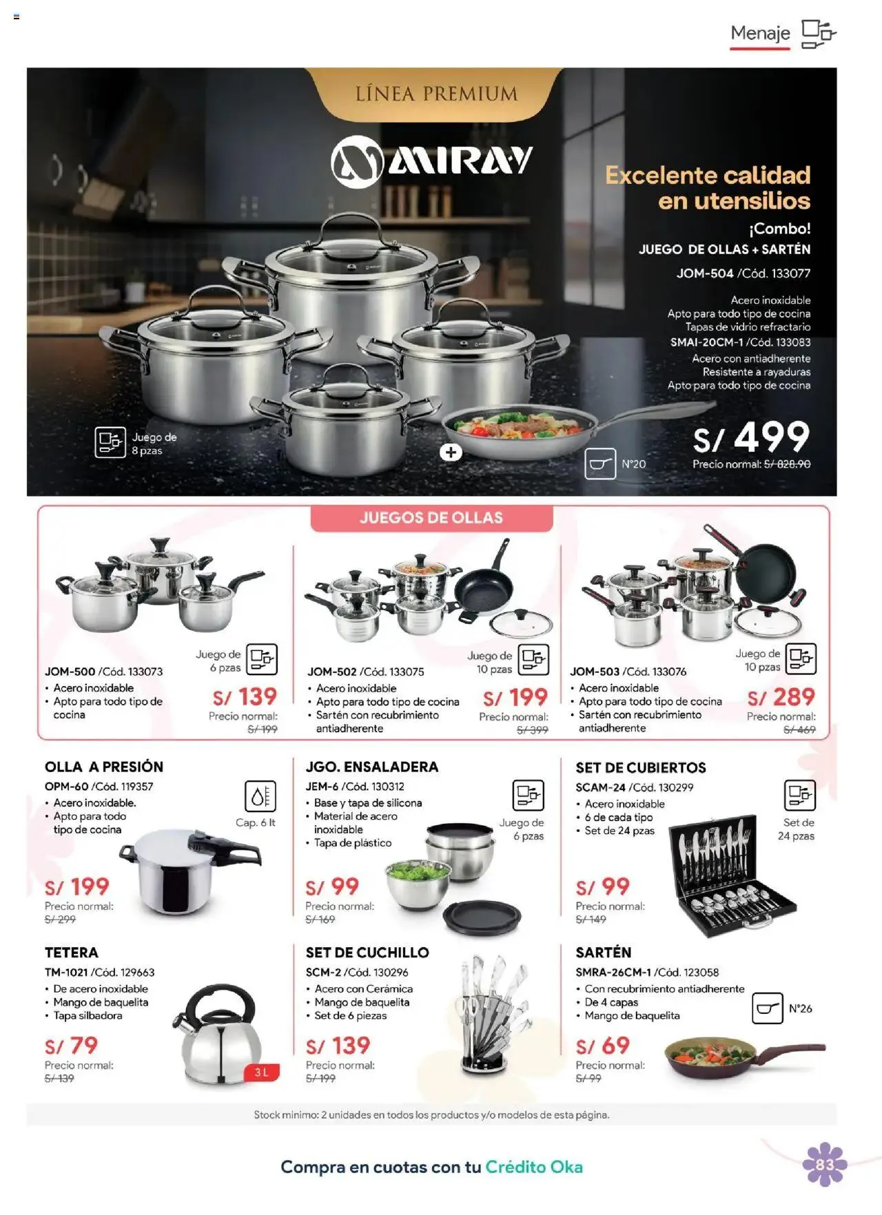 Catalogo de Hiraoka - Guia dia de la madre 26 de abril al 18 de mayo 2025 - Pag 83