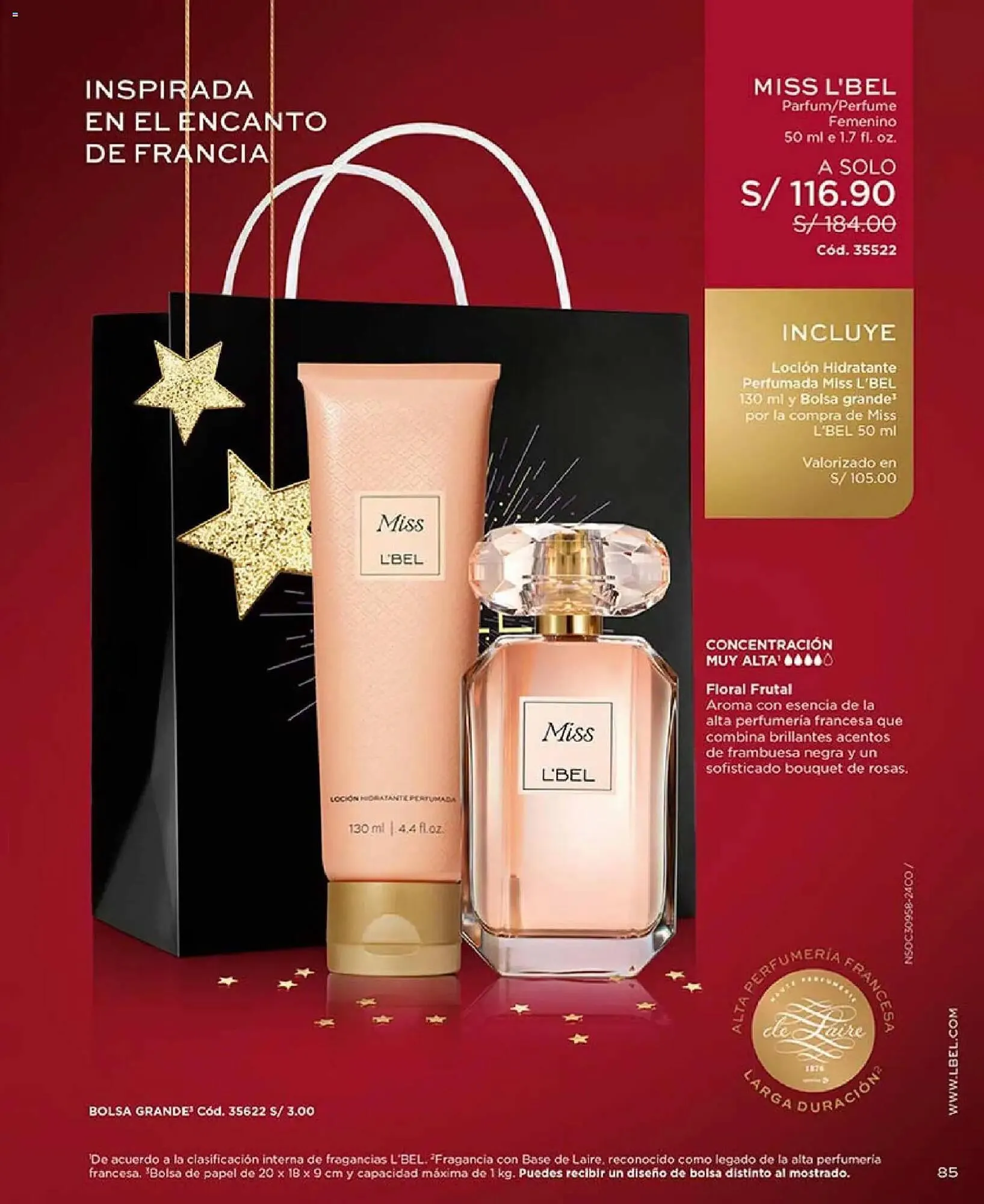 Catalogo de Catálogo L'Bel 14 de noviembre al 17 de diciembre 2025 - Pag 85