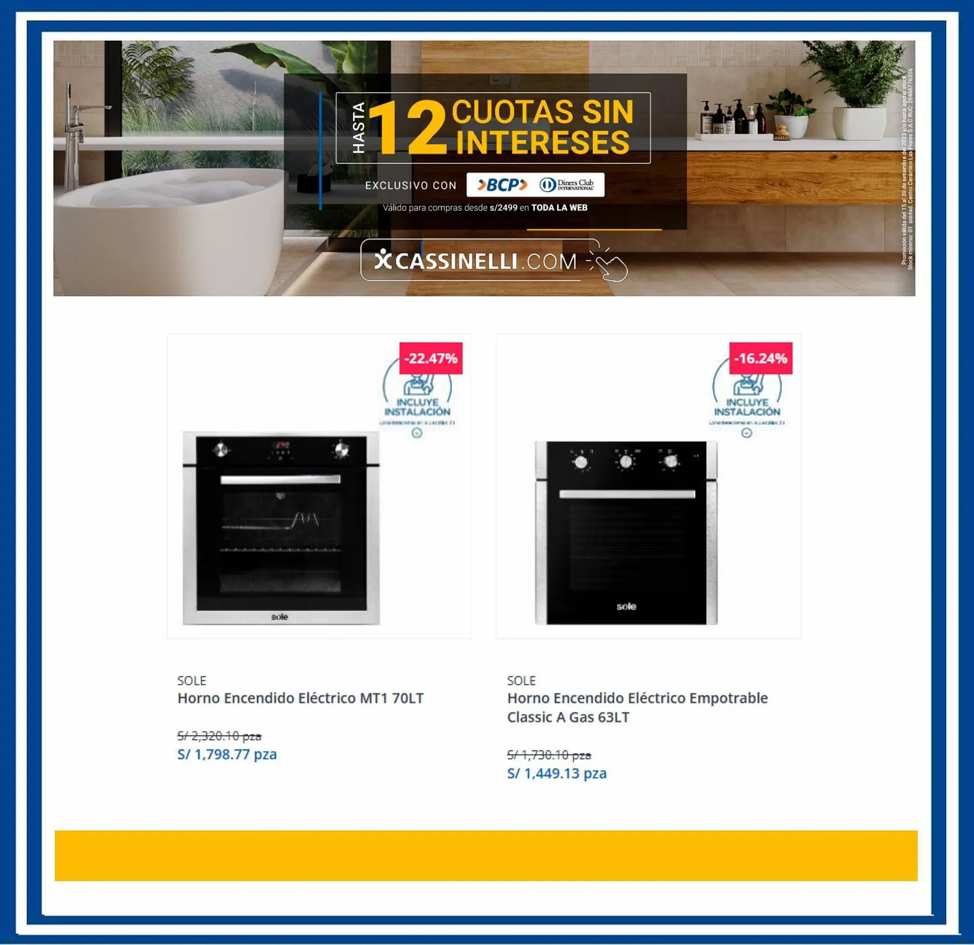 Catalogo de Catálogo Cassinelli 26 de setiembre al 4 de octubre 2023 - Pag 6