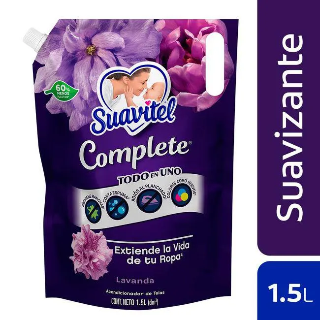 Suavizante SUAVITEL Complete Lavanda Doypack 1.5L