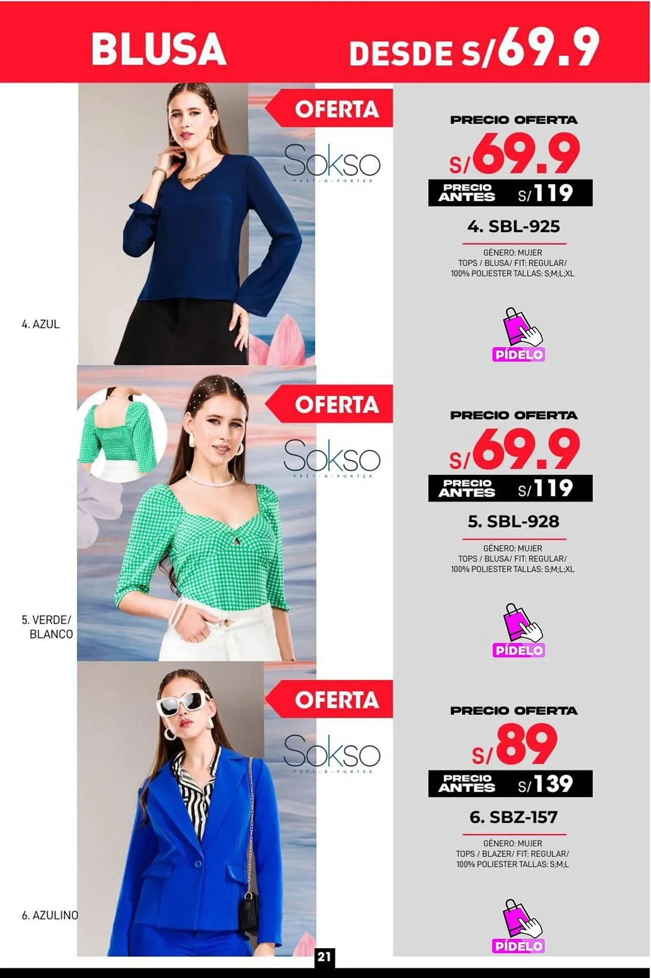 Catalogo de Catálogo Sokso 27 de marzo al 13 de abril 2025 - Pag 21