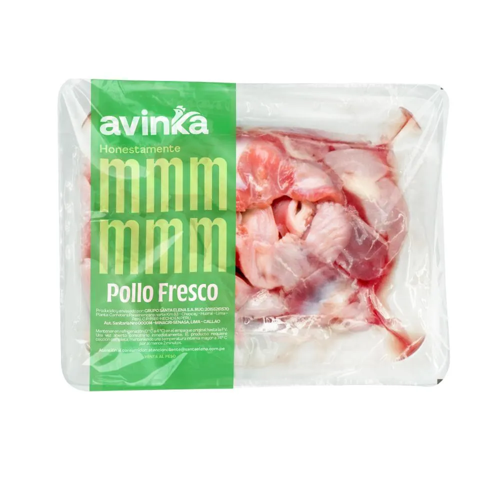 Molleja de pollo Avinka Paquete 1 a 1.1 kg