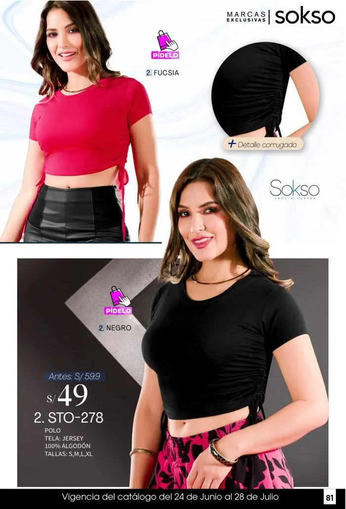 Catalogo de SOKSO TEXTIL & ACCESORIOS  24 de junio al 28 de julio 2024 - Pag 81