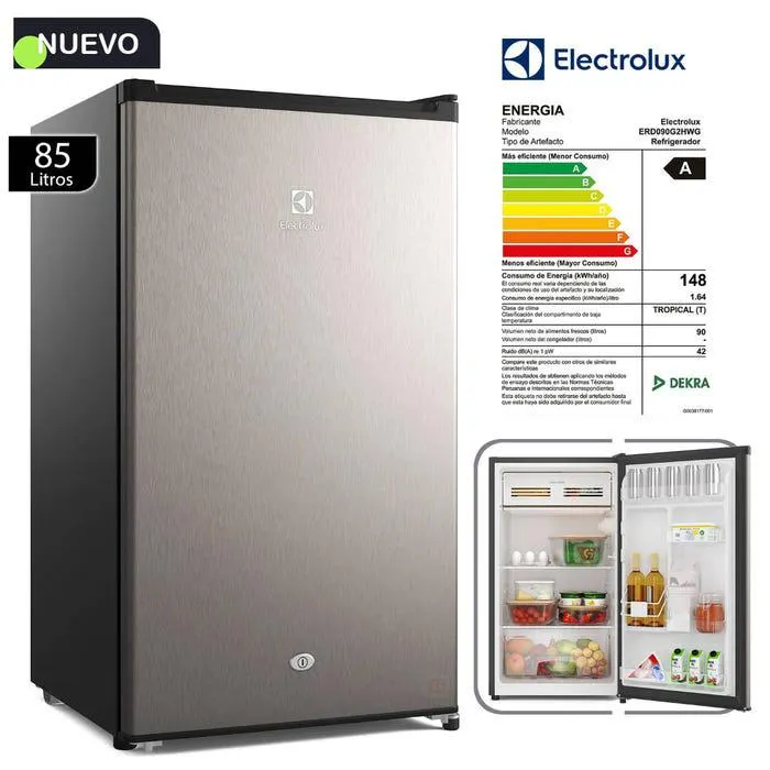 Frigobar Electrolux Premium 90L ERD090G2HWG Gris