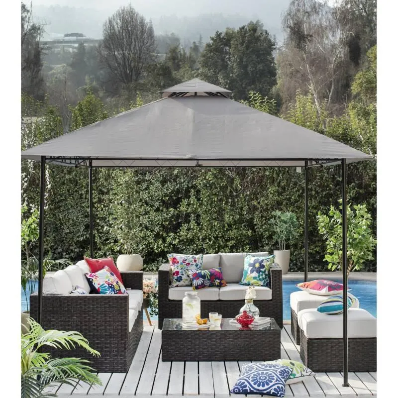 Pérgola 2.95x2.95m con Ventilación