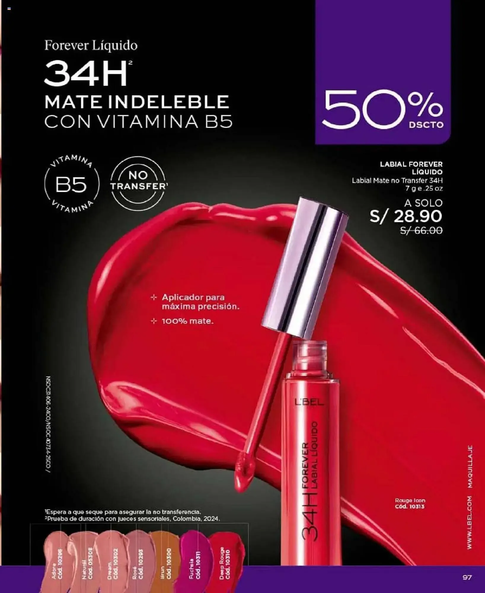 Catalogo de Catálogo L'Bel 16 de octubre al 31 de diciembre 2025 - Pag 97