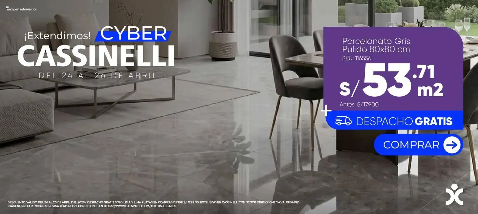 Catalogo de Catálogo Cassinelli 24 de abril al 27 de abril 2026 - Pag 1