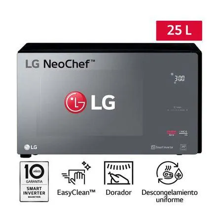 Horno Microondas LG MH6596DIR EasyClean 25L Negro