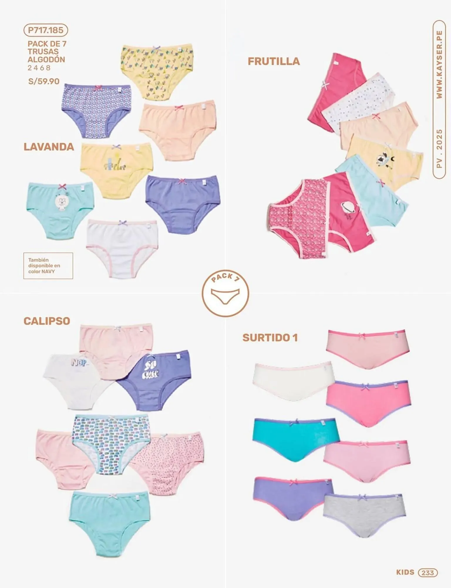 Catalogo de Catálogo Kayser 21 de octubre al 31 de marzo 2025 - Pag 233