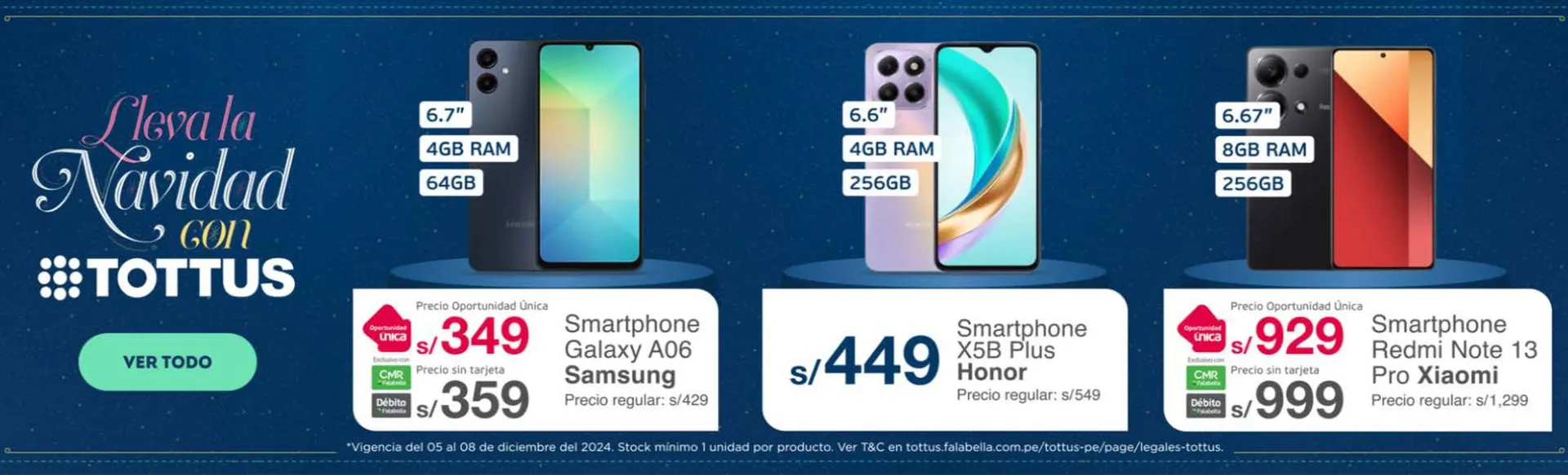 Catalogo de Catálogo Tottus 5 de diciembre al 8 de diciembre 2024 - Pag 1