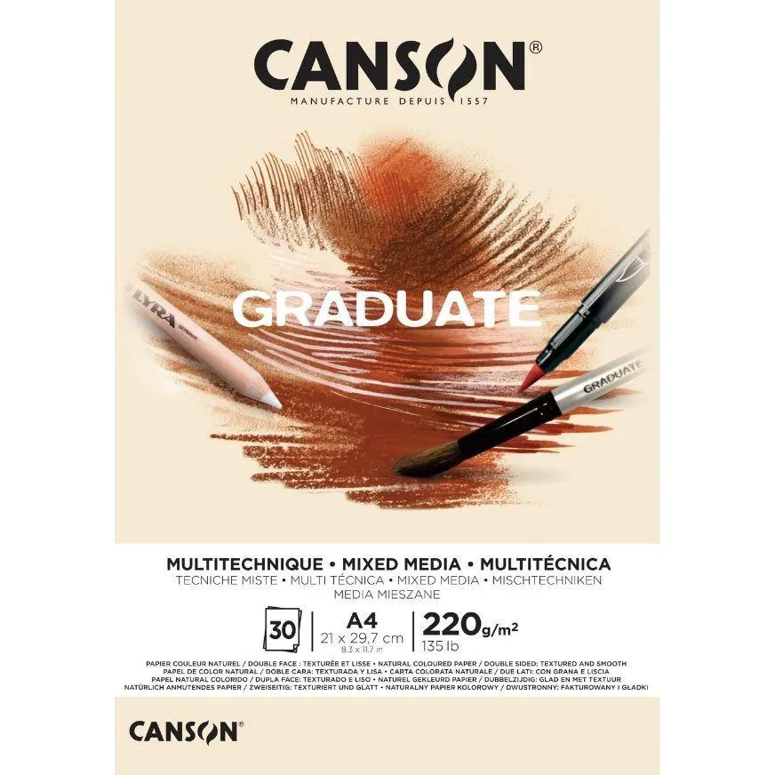 Block D Natural A4 30H 220G Graduate Canson