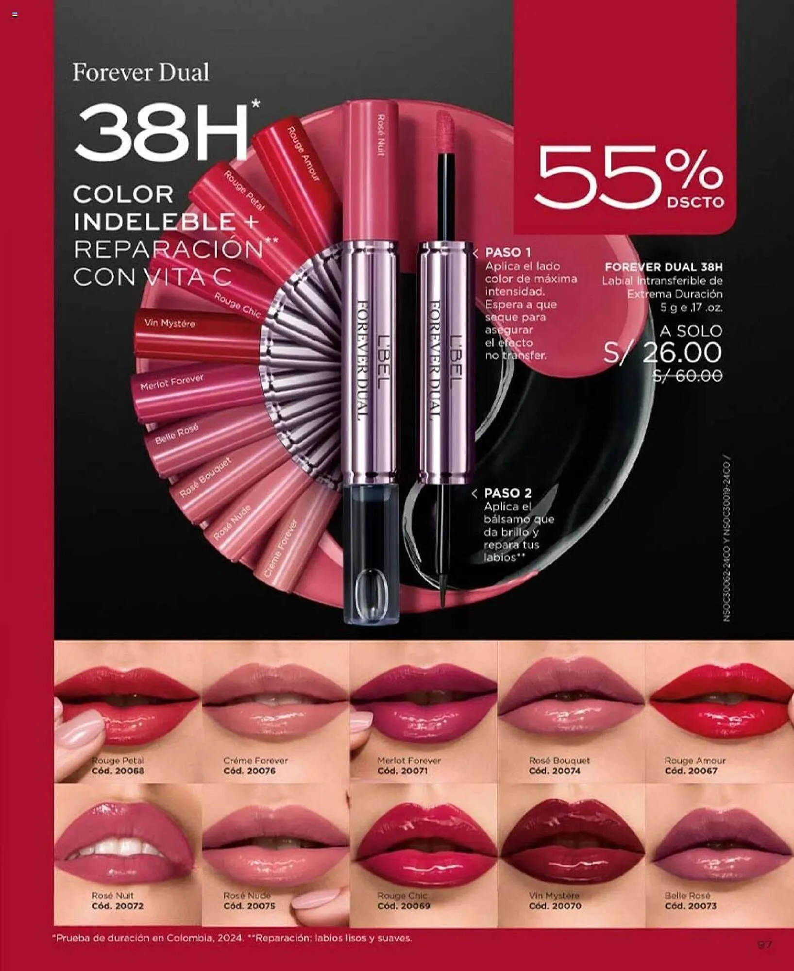 Catalogo de Catálogo L'Bel 17 de noviembre al 3 de diciembre 2024 - Pag 97