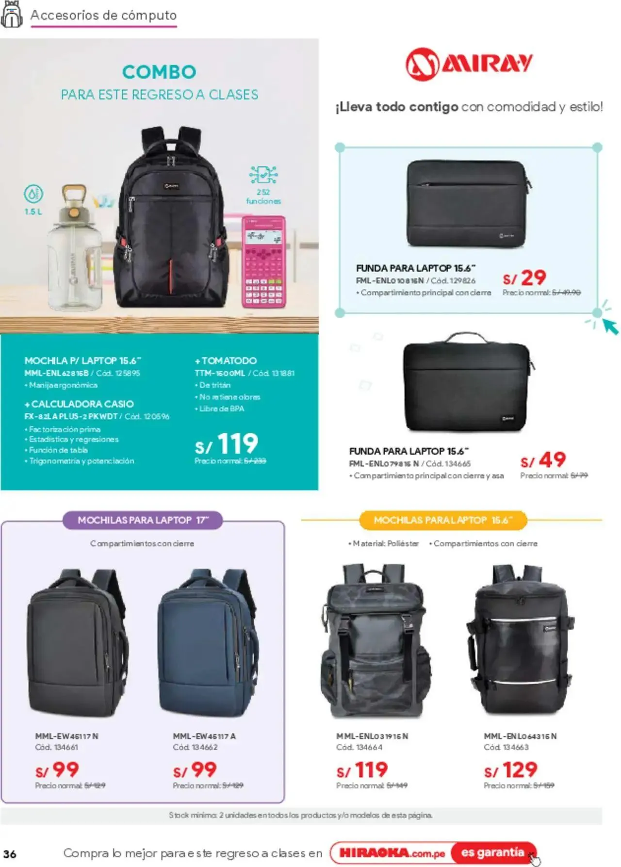 Catalogo de Hiraoka - De vuelta a clases 8 de marzo al 31 de marzo 2025 - Pag 36