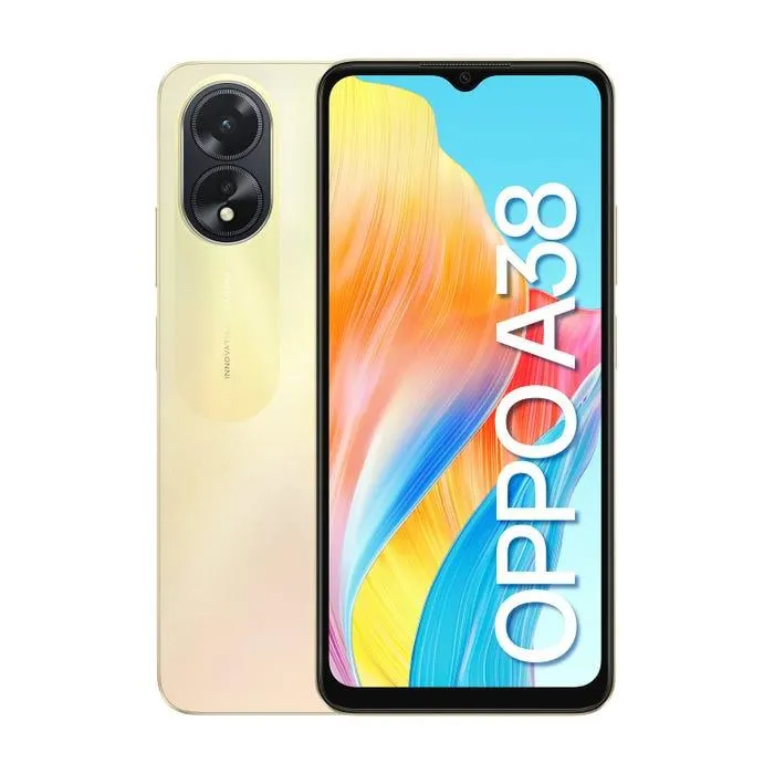 Celular Libre Oppo A38 4GB 128GB 6.52" Dorado