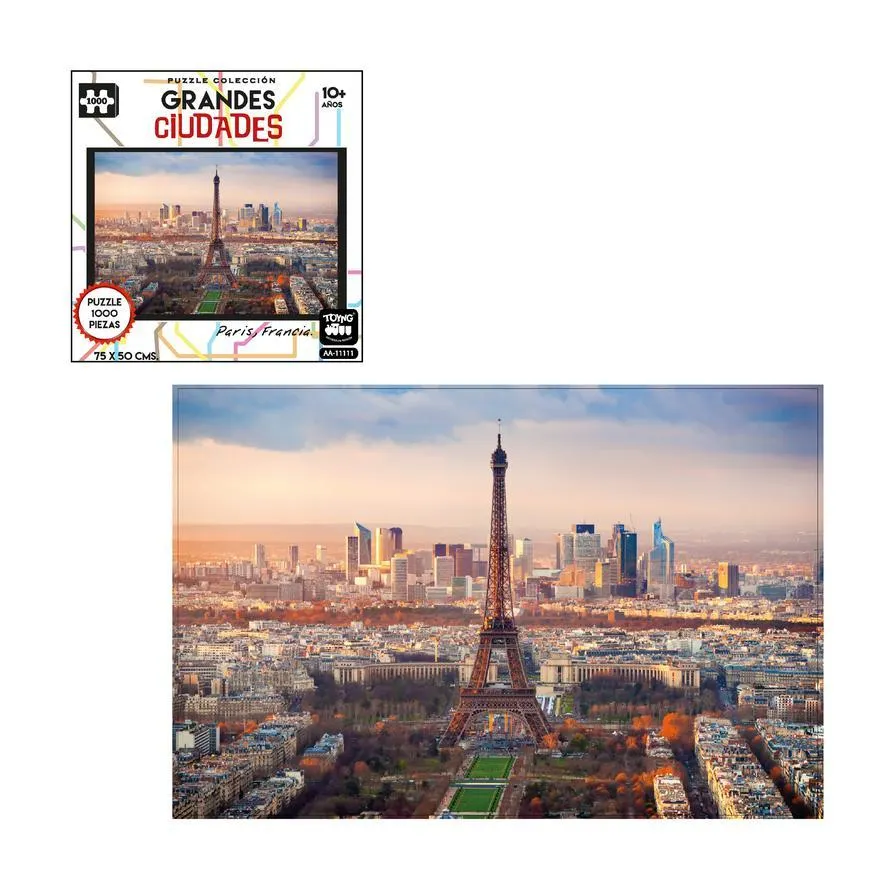 Toyng Rompecabezas 1000Pz Ciudad Mundo