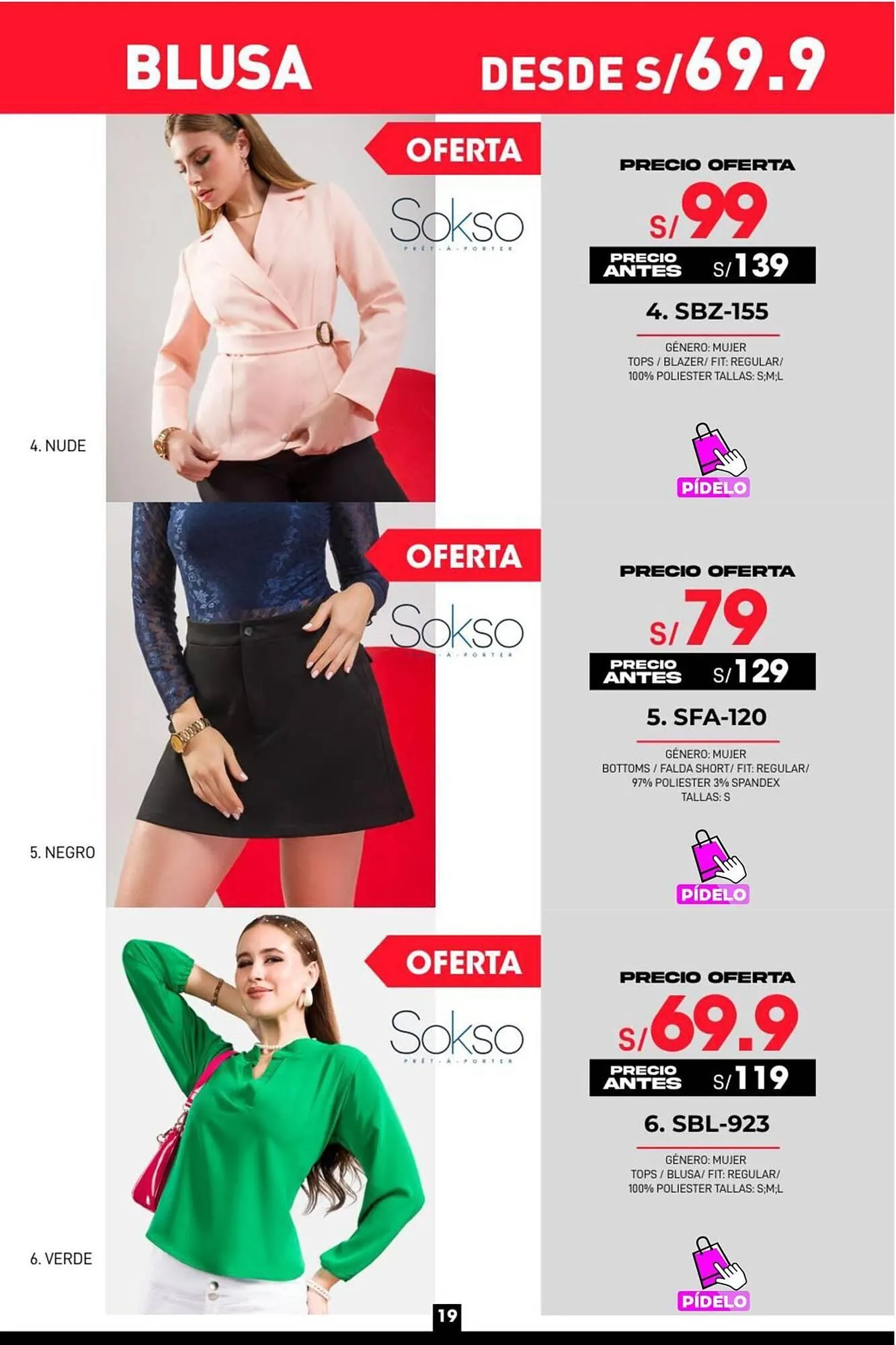 Catalogo de Catálogo Sokso 27 de marzo al 13 de abril 2025 - Pag 19