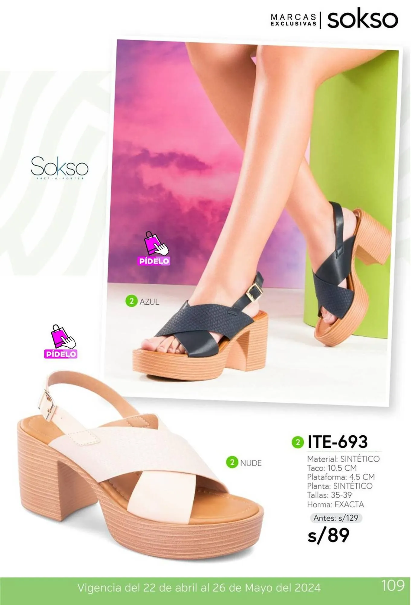Catalogo de Catálogo Sokso 22 de abril al 26 de mayo 2024 - Pag 109