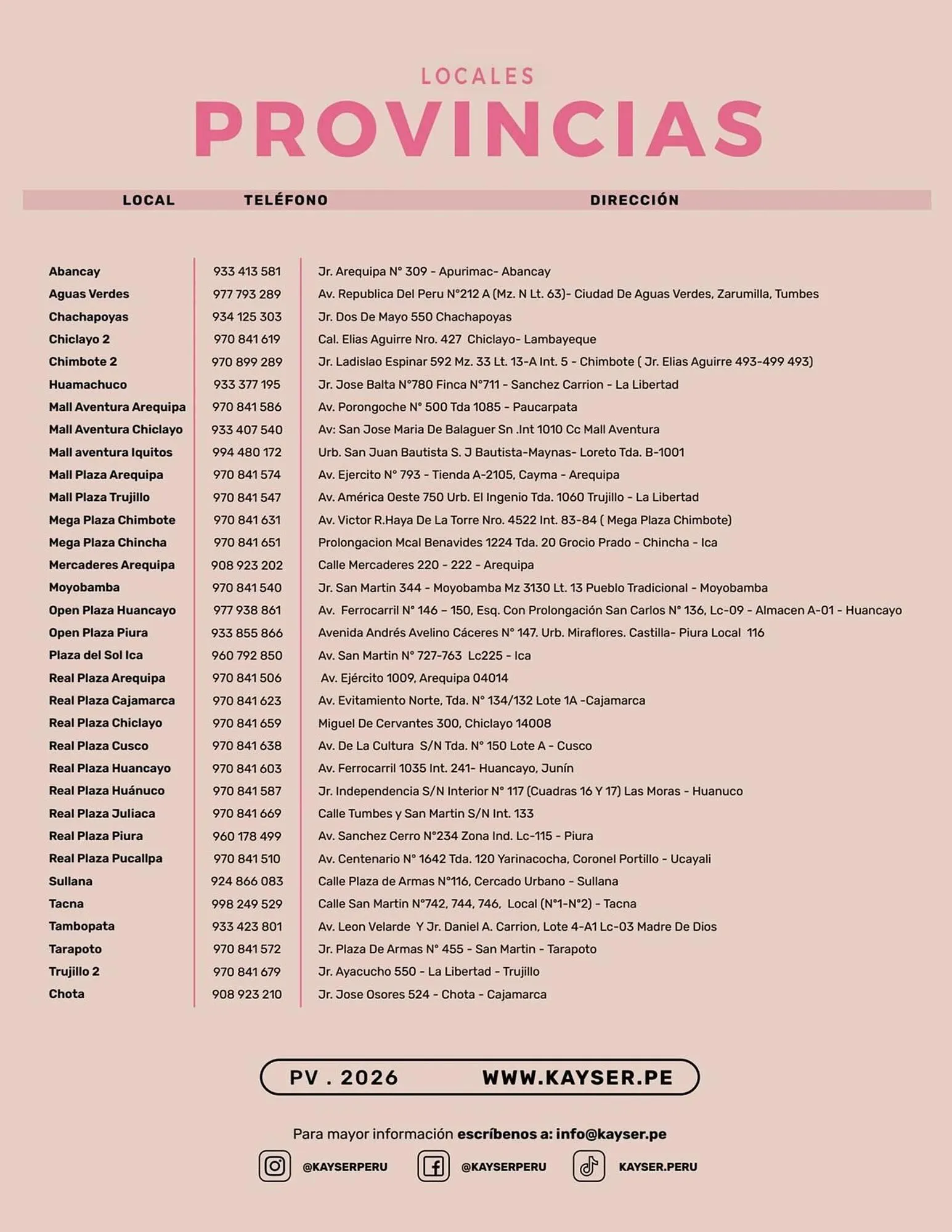 Catalogo de Catálogo Kayser 3 de octubre al 31 de octubre 2025 - Pag 3